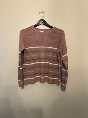 Pink Striped Women’s Sweater